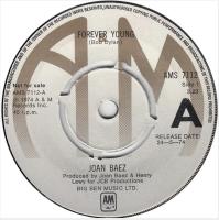 Joan Baez: Forever Young Britain promo 7-inch