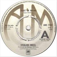 Stealers Wheel: Right Or Wrong Britain 7-inch