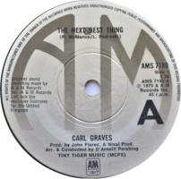 Carl Graves: The Next Best Thing Britain 7-inch