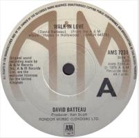 David Batteau: Walk In Love Britain 7-inch