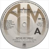 Captain & Tennille: Shop Around Britain 7-inch