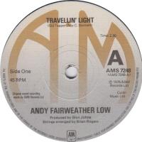 Andy Fairweather Low: Travellin' Light Britain 7-inch