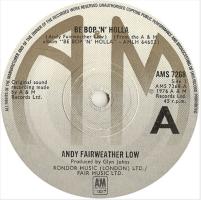 Andy Fairweather Low: Be Bop 'N' Holla Britain 7-inch