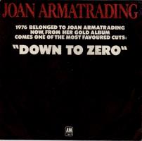 Joan Armatrading: Down to Zero Britain 7-inch