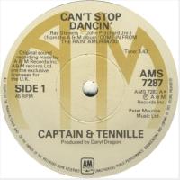 Captain & Tennille: Can't Stop Dancin' Britain 7-inch
