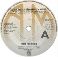 Peter Frampton: Signed, Sealed, Delivered Britain 7-inch