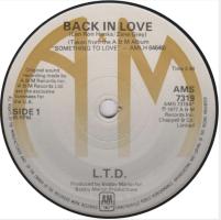 L.T.D.: Back In Love Britain 7-inch