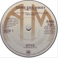 Styx: Come Sail Away Britain 7-inch