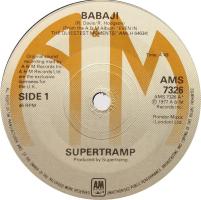 Supertramp: Babaji Britain 7-inch