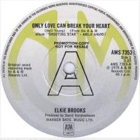 Elkie Brooks: Only Love Can Break Your Heart Britain promo 7-inch