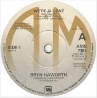 Bryn Haworth: We're All One Britain 7-inch