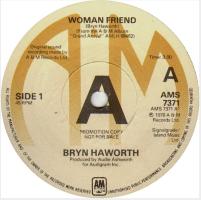 Bryn Haworth: Woman Friend Britain 7-inch