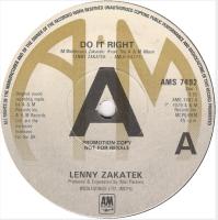 Lenny Zakatek: Do It Right Britain promo 7-inch