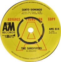 Sandpipers: Santo Domingo Britain promo 7-inch