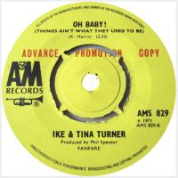 Ike & Tina Turner: Oh Baby! Britain promo 7-inch