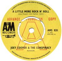 Joey Cooper & the Conspiracy: A Little More Rock N' Roll Britain promo 7-inch
