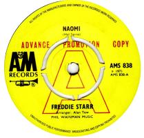 Freddie Starr: Naomi Britain promo 7-inch