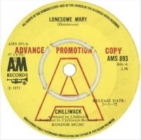 Chilliwack: Lonesome Mary Britain promo 7-inch