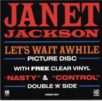 Janet Jackson: Let's Wait Awhile Britain 7-inch