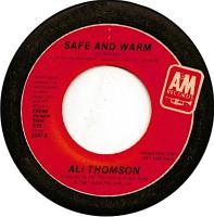 Ali Thomson: Safe and Warm US promo 7-inch