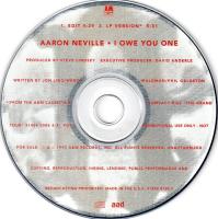 Aaron Neville: I Owe You One US promo CD single