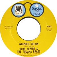 Herb Alpert & the Tijuana Brass: Whipped Cream US 7-inch