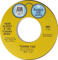 Herb Alpert & the Tijuana Brass: Tijuana Taxi US 7-inch reissue