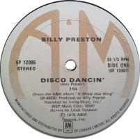 Billy Preston: Disco Dancing' Canada 12-inch