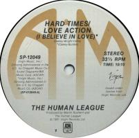 Human League: Hard Times/Love Action US 12-inch
