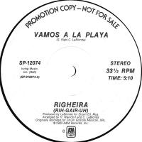 Righeira: Vamos a la Playa US promo 12-inch