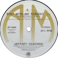 Jeffrey Osborne: Stay With Me Tonight US 12-inch