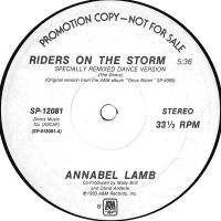 Annabel Lamb: Riders On the Storm US promo 12-inch