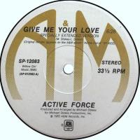 Active Force: Give Me Your Love US 12-inch