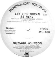Howard Johnson: Let This Dream Be Real US promo 12-inch