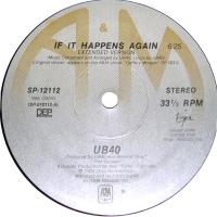 UB40: If It Happens Again US 12-inch