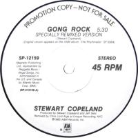Stewart Copeland: Gong Rock US promo 12-inch