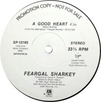 Feargal Sharkey: A Good Heart US promo 12-inch
