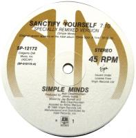 Simple Minds: Sanctify Yourself US 12-inch