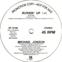 Michael Jonzun: Burnin' Up US promo 12-inch