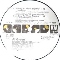 Al Green: As Long As We're Together US promo 12-inch