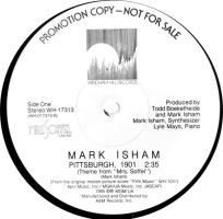 Mark Isham: Pittsburgh 1901 US promo 12-inch