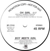 Boy Meets Girl: Oh Girl US promo 12-inch