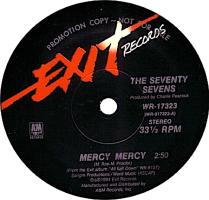 Seventy Sevens: Mercy Mercy uS promo 12-inch