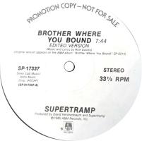 Supertramp: Brother Where You Bound US promo 12-inch