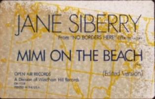 Jane Siberry: Mimi On the Beach US promo sticker