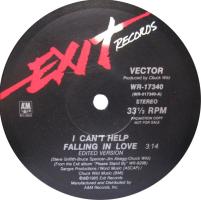 Vector: I Can't Help Falling In Love US promo 12-inch