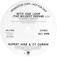 Rupert Hine/Cy Curnin: With One Look US promo 12-inch
