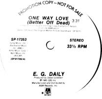 E. G. Daily: One Way Love US promo 12-inch