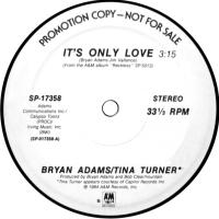 Bryan Adams: It's Only Love US promo 12-inch