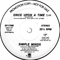 Simple Minds: Once Upon a Time US promo 12-inch